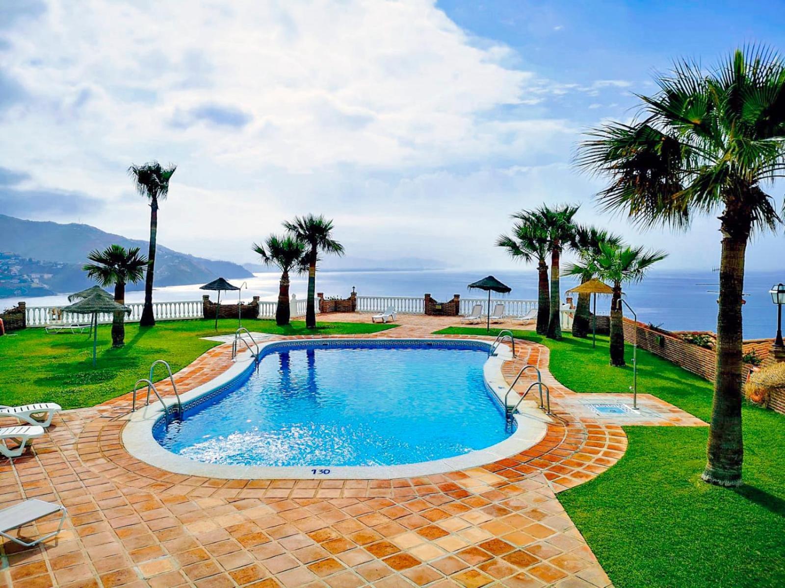 Casa Acogedora Con Vistas Espectaculares - Cozy Seaview House - 24H Access - Private Parking Villa Almunecar Bagian luar foto